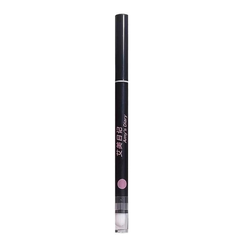 Double-ended lip liner lip brush two-in-one waterproof long-lasting non-stick cup naturally outlines lip shape nude lipstick pen lipstick 6