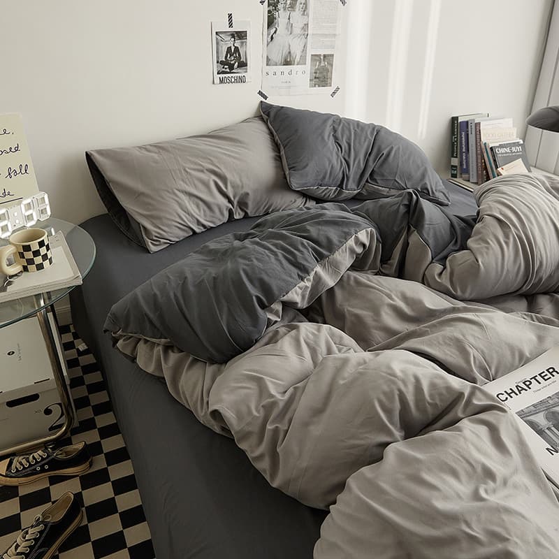 Three-piece bedding set, gift aloe vera cotton bed sheet, quilt cover, bed sheet four-piece set, one piece drop shipping manufacturer wholesale 1