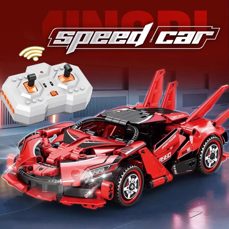 1:24 Mindy 2.4G technology remote control racing car compatible with Lego small particle assembly building blocks children's toys 1