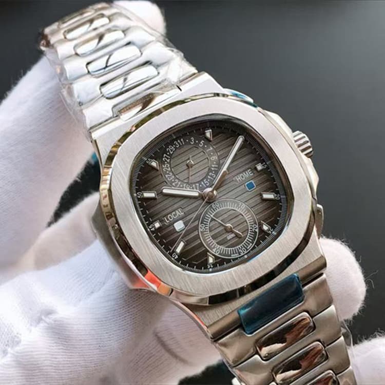 Fully automatic mechanical men's watch luxury design Nautilus watch men's steel band watch cross-border wholesale 4