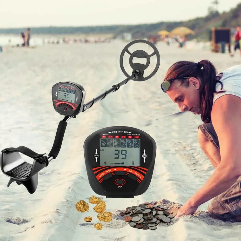 New MD-810 handheld metal detector gold, silver, copper and iron treasure detector high-precision outdoor treasure detector 4