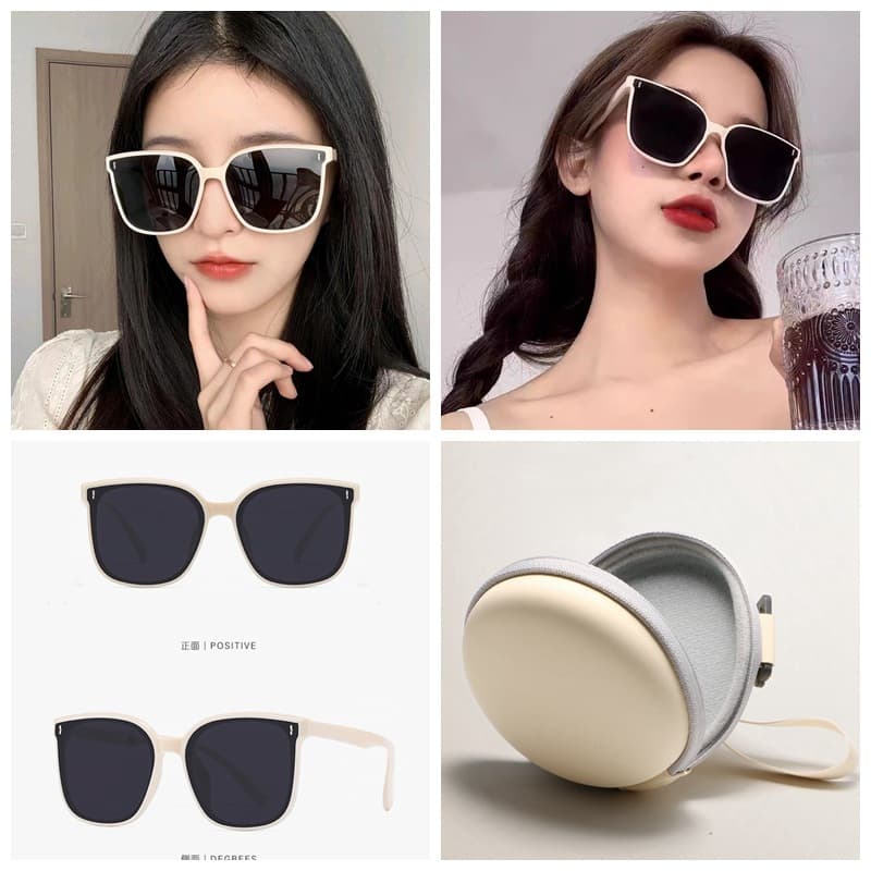 Folding sunglasses for women 2025 new style high-end face display small anti-UV polarized sunglasses for driving 5