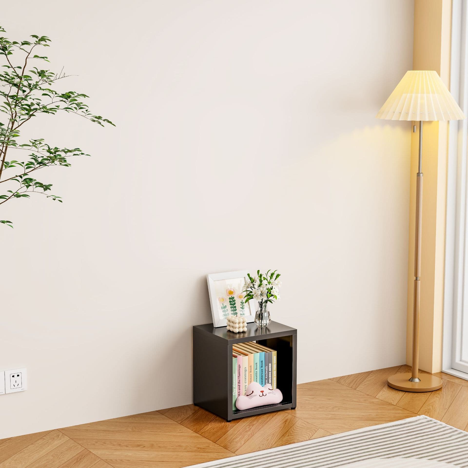 Steel home lattice cabinet TV bookcase free combination cabinet wrought iron cabinet children's bookshelf steel bookcase floor cabinet 9
