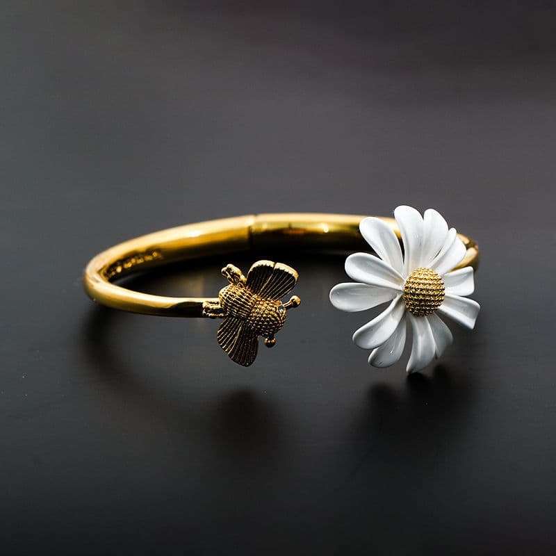 Cross-border new Korean style jewelry set alloy flower earrings women's fashion niche simple small daisy internet celebrity earrings 8