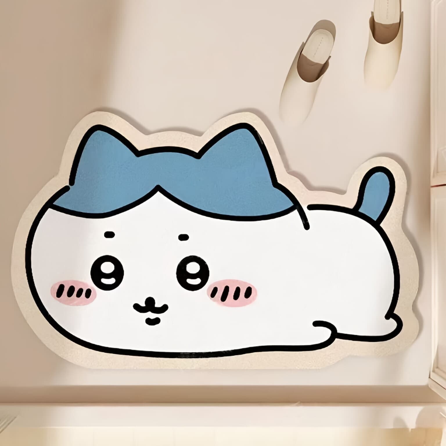 Cartoon cute Jiyikawa bathroom toilet diatom mud floor mat household dirt-resistant and dust-proof entrance door mat 2