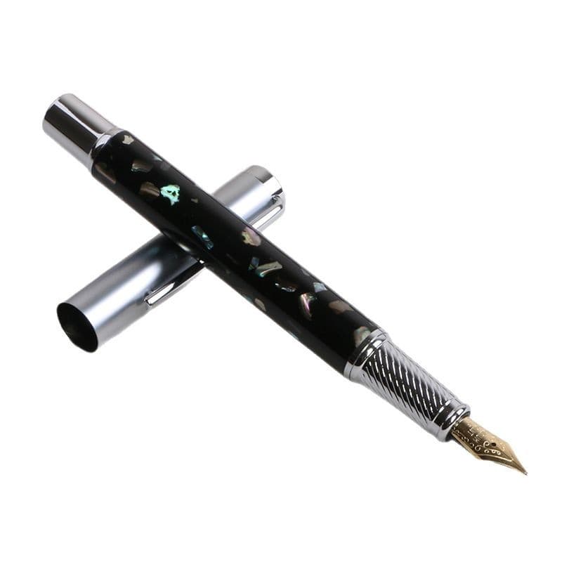 High-end signature pen, shell pen holder, gift pen, creative shell carving ballpoint pen, business gift pen set, cross-border premium 6