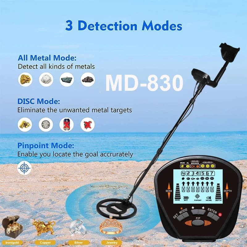 Underground metal detector MD830 gold detector silver detector treasure hunter high sensitive gold detector spot 1