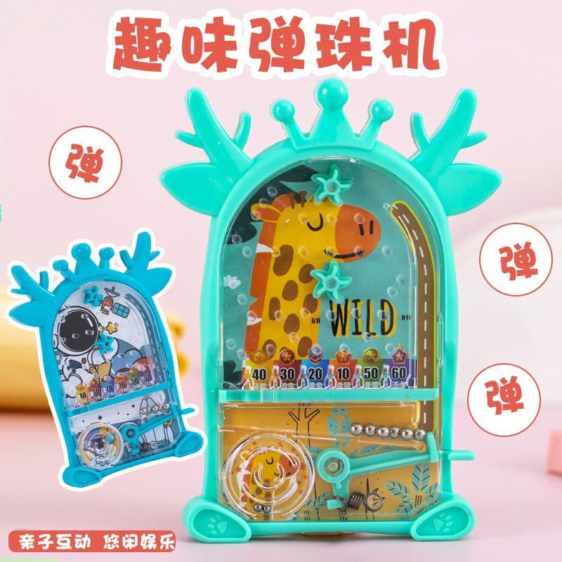 Handheld pinball machine, intellectual maze, children's educational toys, game machine, kindergarten prizes, gifts, pinball board, cross-border 3