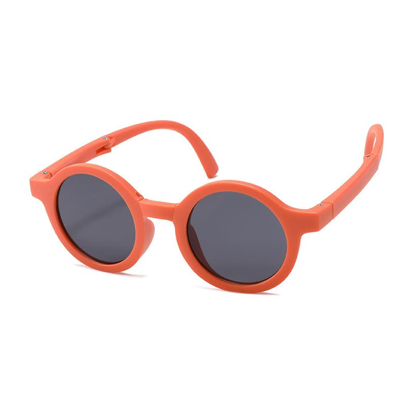 Spot new foldable children's sunglasses, sunglasses, summer sunshade, sun protection, boys and girls, cute baby glasses 6