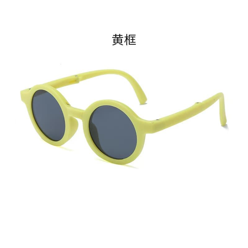 Spot new foldable children's sunglasses, sunglasses, summer sunshade, sun protection, boys and girls, cute baby glasses 9