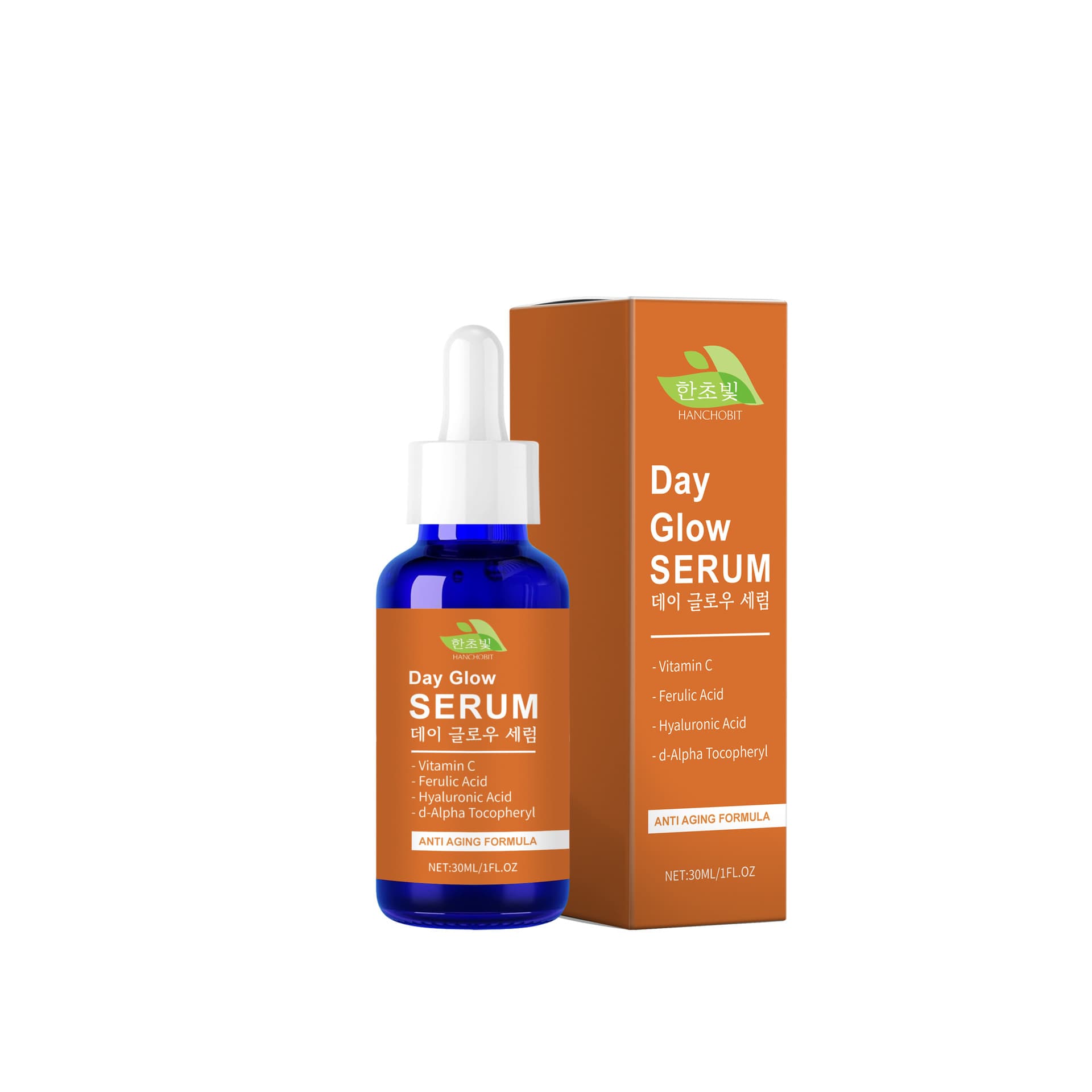 HANCHOBIT Vitamin C Hyaluronic Acid Essence Smooth, Moisturizing and Glowing Facial Skin Hydrating Essence 6