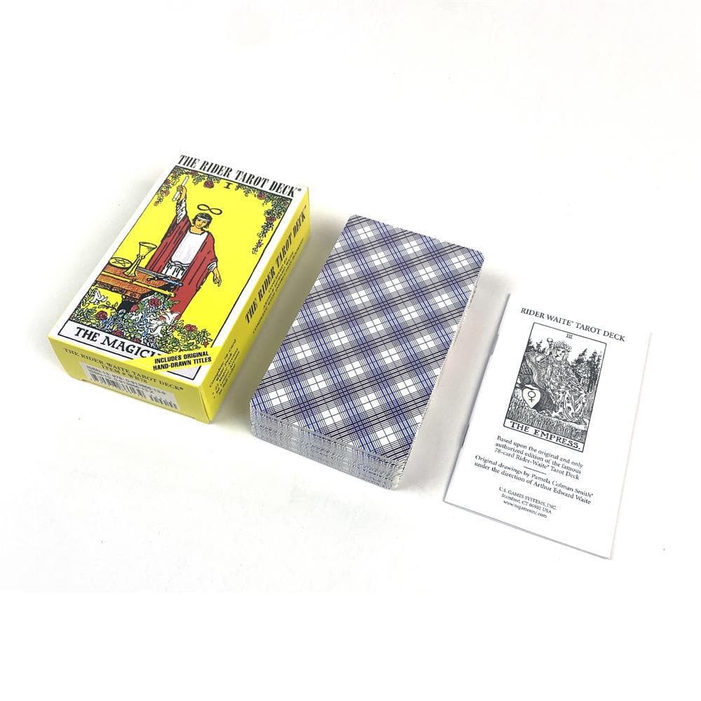 English tarot board game cards 12×7cm with paper booklet and instructions original size large size 3