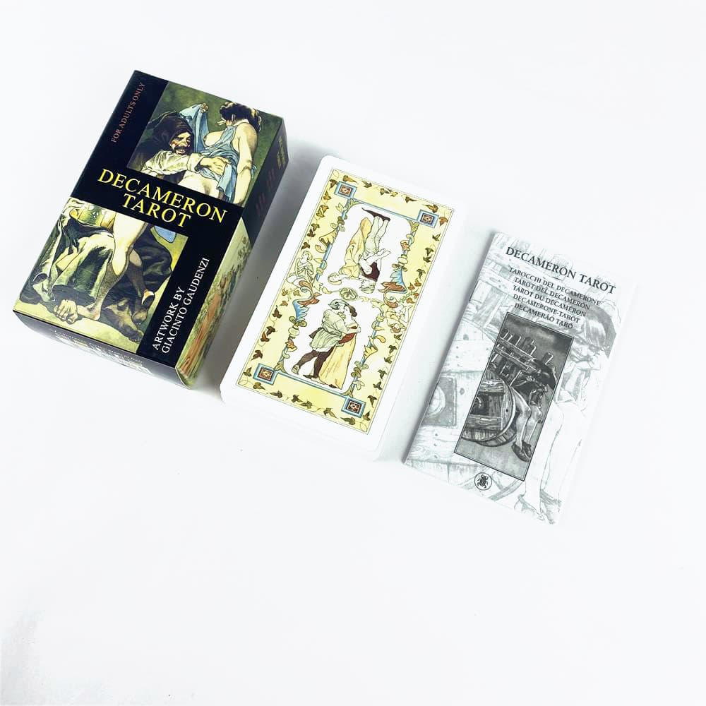 English tarot board game cards 12×7cm with paper booklet and instructions original size large size 5