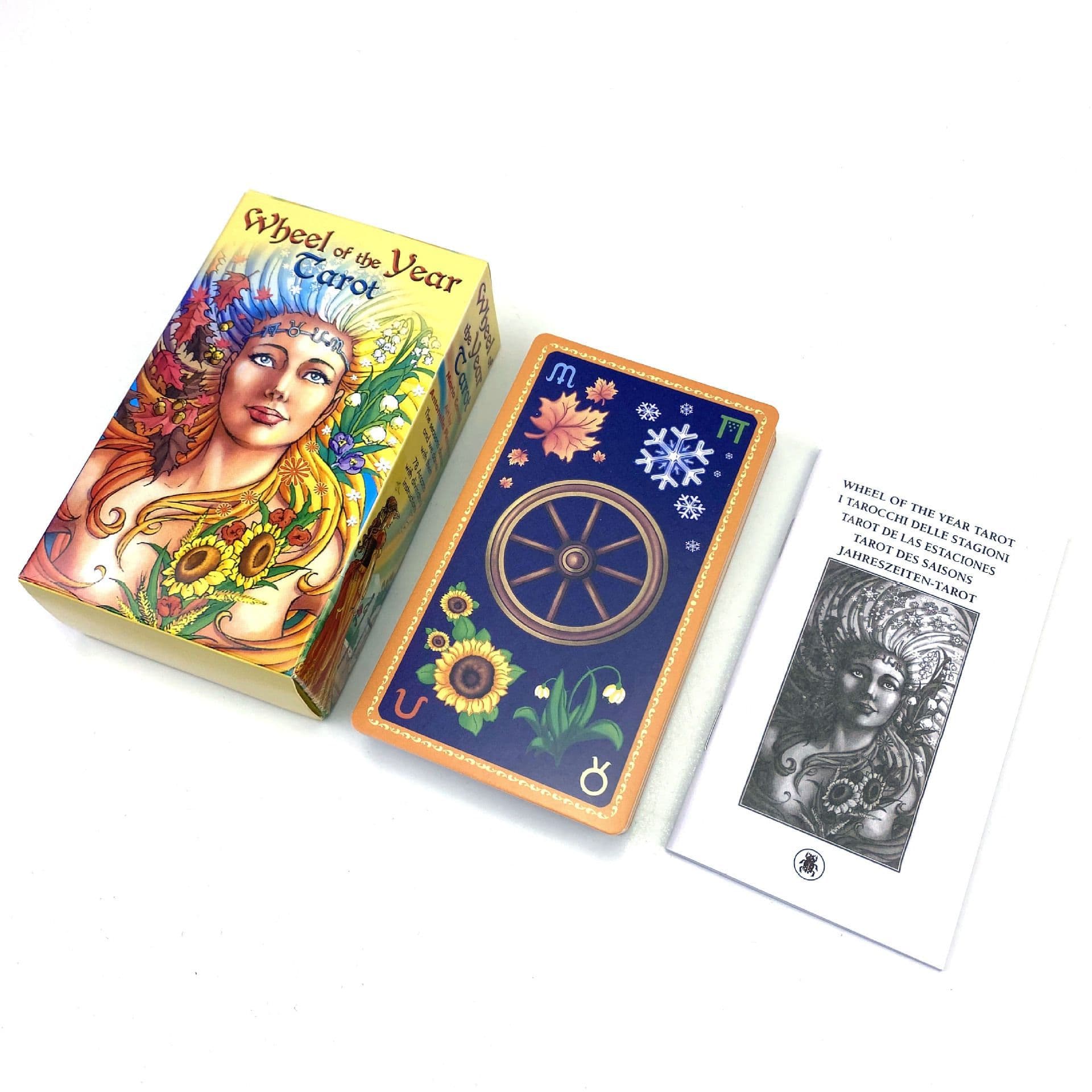 English tarot board game cards 12×7cm with paper booklet and instructions original size large size 8