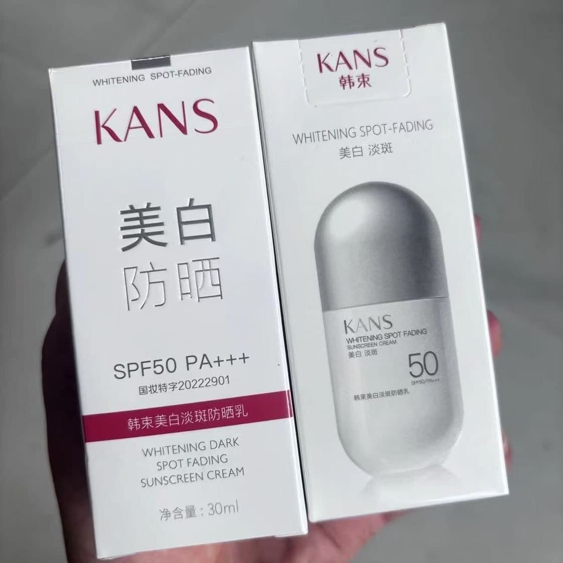 Korean Sunscreen Whitening Light Spot White Waist Facial Isolation Sunscreen Lotion Refreshing UV Protection SPF50PA+++ 8