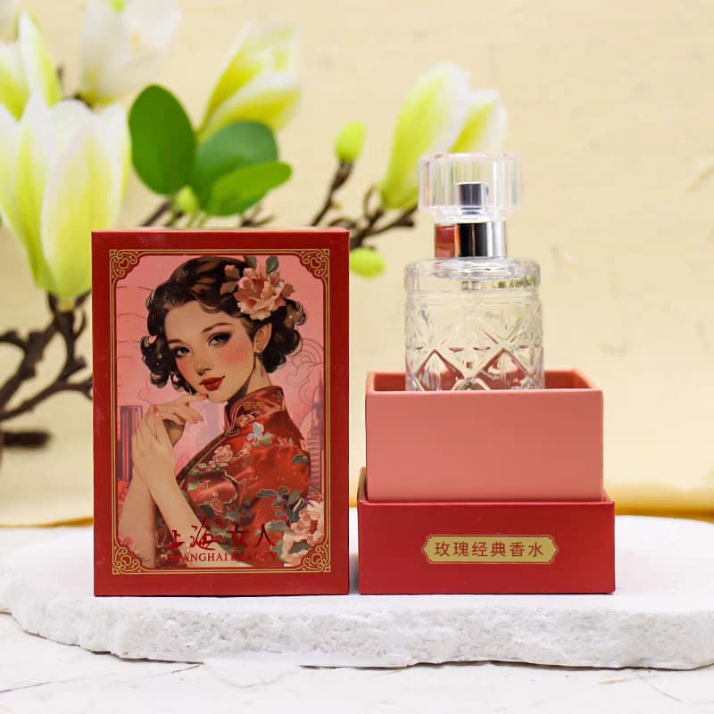 Shanghai Women's Classic Perfume Rose Osmanthus Jasmine Tuberose Four Flavors Available Shanghai Yuyuan Genuine Straight Hair 9