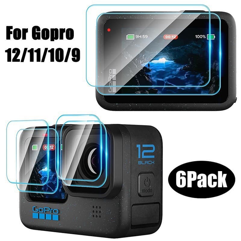 Suitable for GoProHero13 tempered film action camera tempered glass gopro12 screen protector lens 5