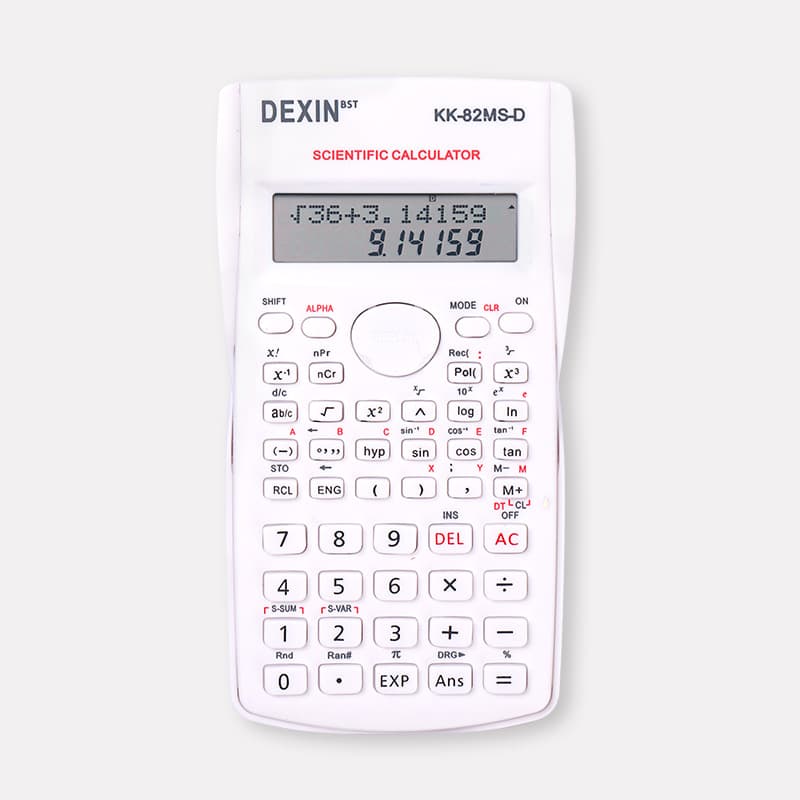 Scientific function calculator student exam solar tablet calculator electronic computer small business gift 8