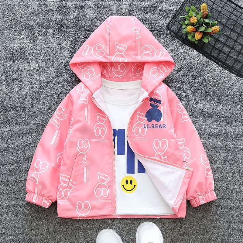 Girls' coats spring and autumn 2025 new medium and large children's sports jackets casual windbreaker boys baseball tops 3
