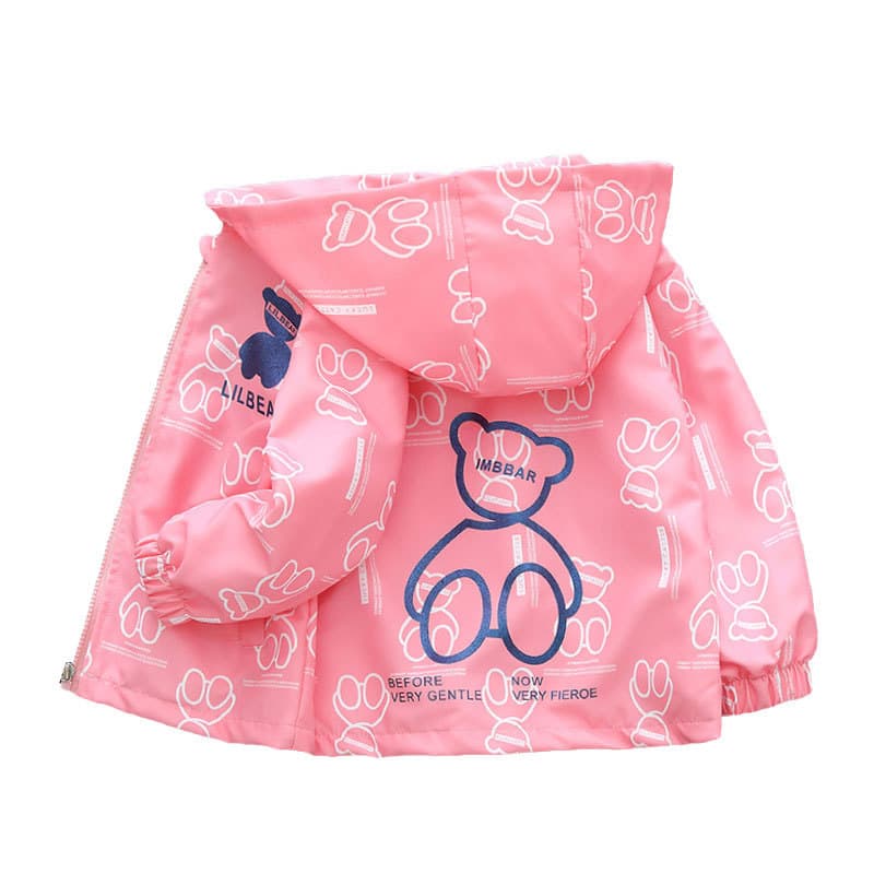 Girls' coats spring and autumn 2025 new medium and large children's sports jackets casual windbreaker boys baseball tops 5