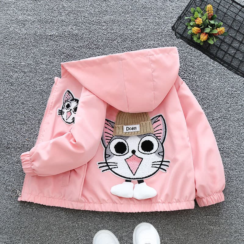 Girls' coats spring and autumn 2025 new medium and large children's sports jackets casual windbreaker boys baseball tops 10