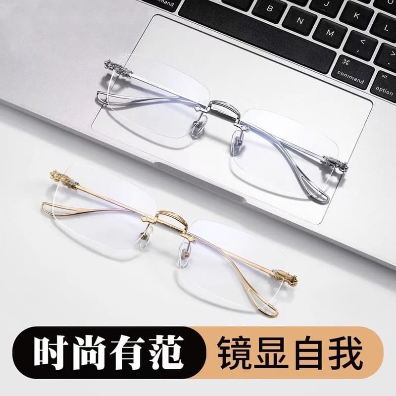 Reading glasses for middle-aged and elderly people, high-definition reading glasses for men, high-definition anti-blue light, elderly women, multi-functional automatic zoom 4