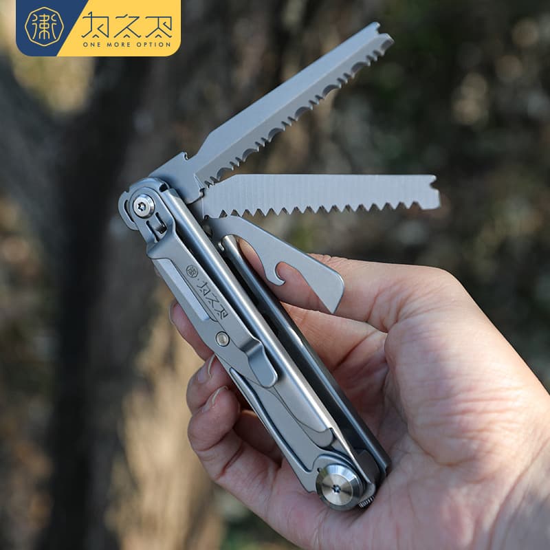 Forerunner 3.0 Military Green D2 Steel Multifunctional Folding Knife Tool Outdoor Portable Knife Swiss Army Knife 3