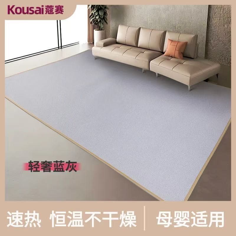 Factory direct sales graphene electric heating carpet mobile waterproof floor heating pad home living room heating pad foot warmer pad 9