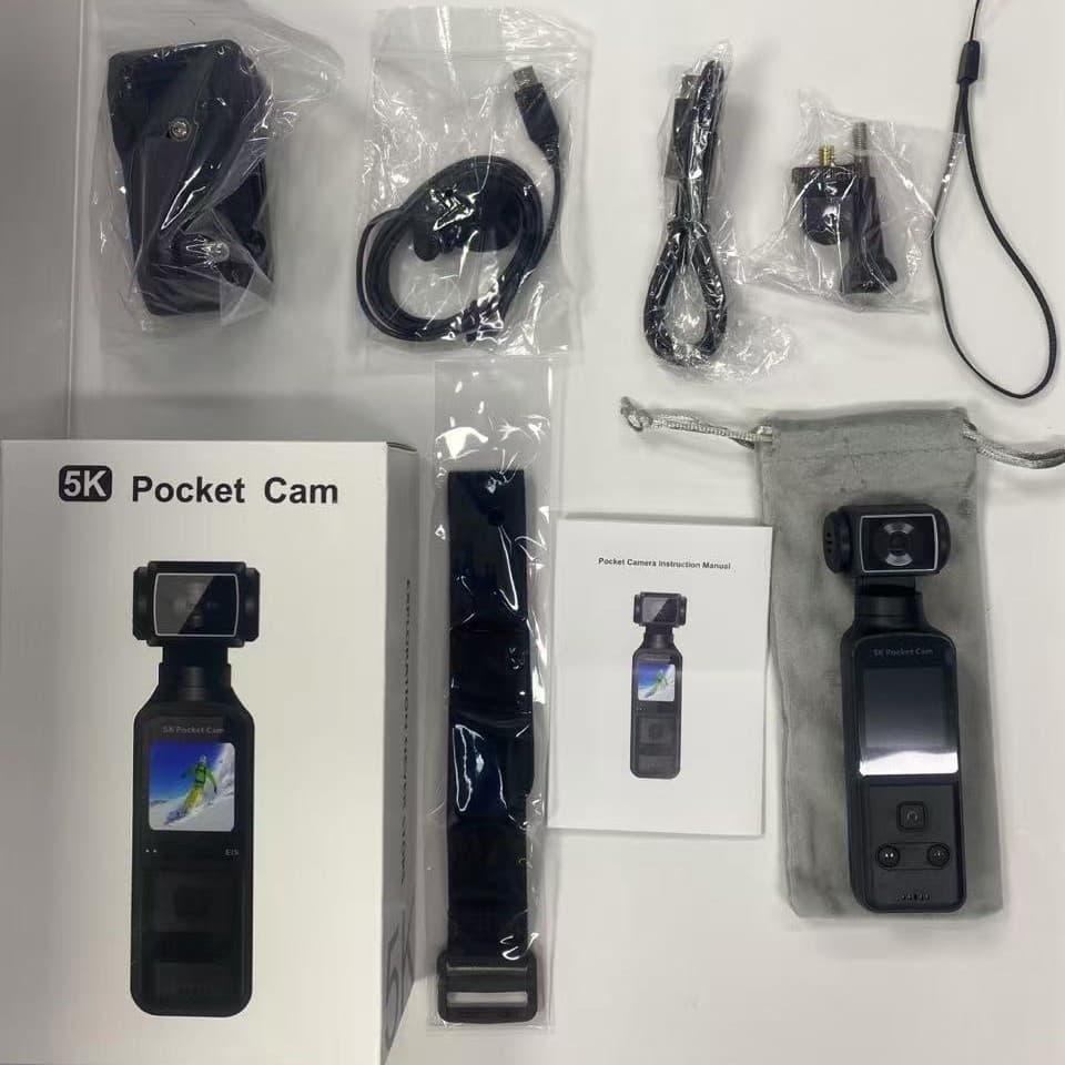 Pocket camera HD professional 5K anti-shake sports mountain climbing handheld backpack smart video and recording all-in-one machine 4
