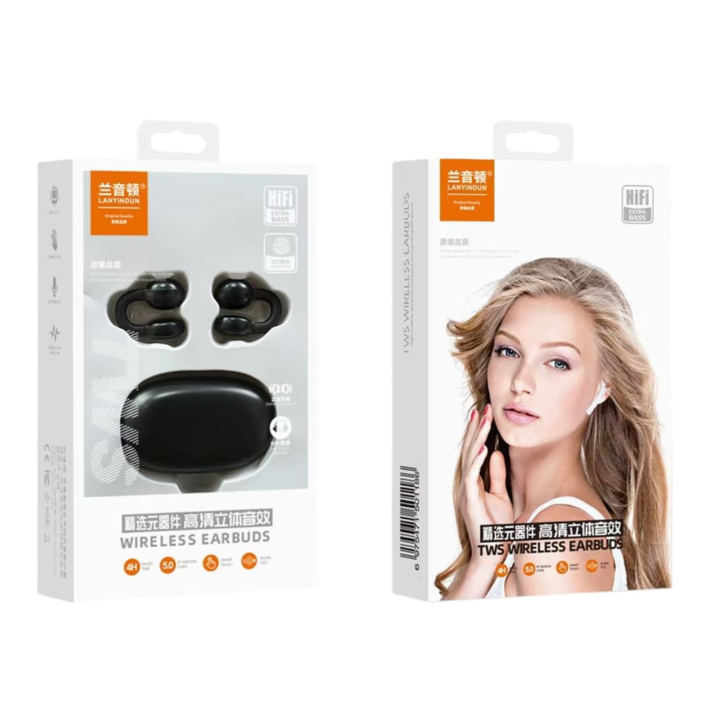 New TWS1 ear-clamp wireless Bluetooth headset, non-in-ear, noise-cancelling, call, sports, long-lasting headset wholesale 9