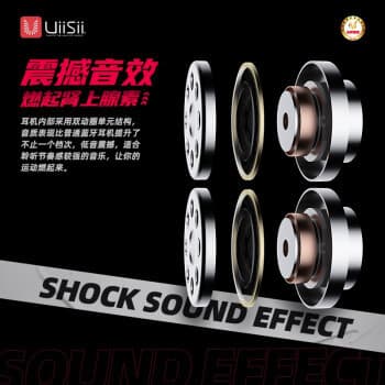 BN28 new Bluetooth headset dual in-ear sports dual dynamic unit high quality wireless 5