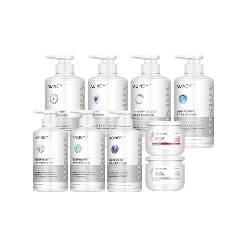 Beauty salon-specific skin care product set, barrier repair, soothing, sensitivity, moisturizing and high-end facial care 6