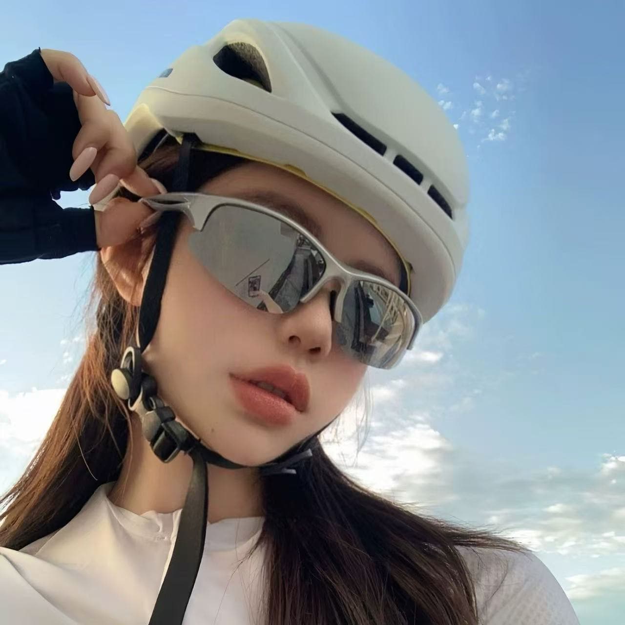 New men's polarized sunglasses for men and women, outdoor cycling and driving sunglasses, personalized fashion sports sunglasses 2
