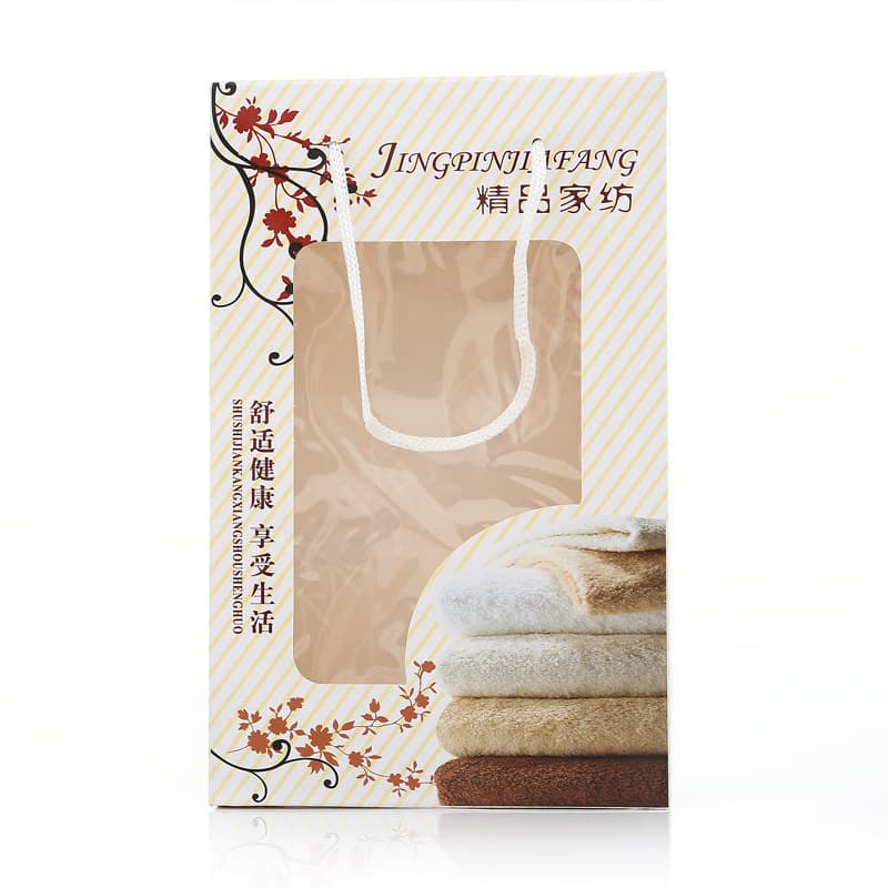 Towel packaging box single pack wedding celebration supplies birthday banquet empty box gift box gift carton handbag wholesale 9