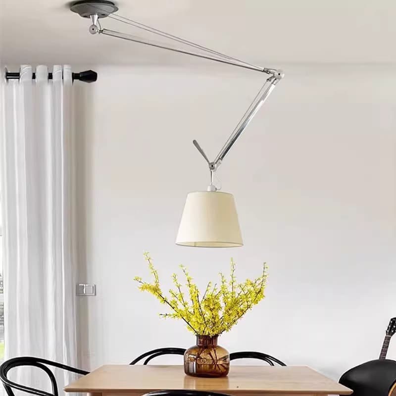 Italian swing arm chandelier medieval retractable shiftable restaurant bar study chandelier 4