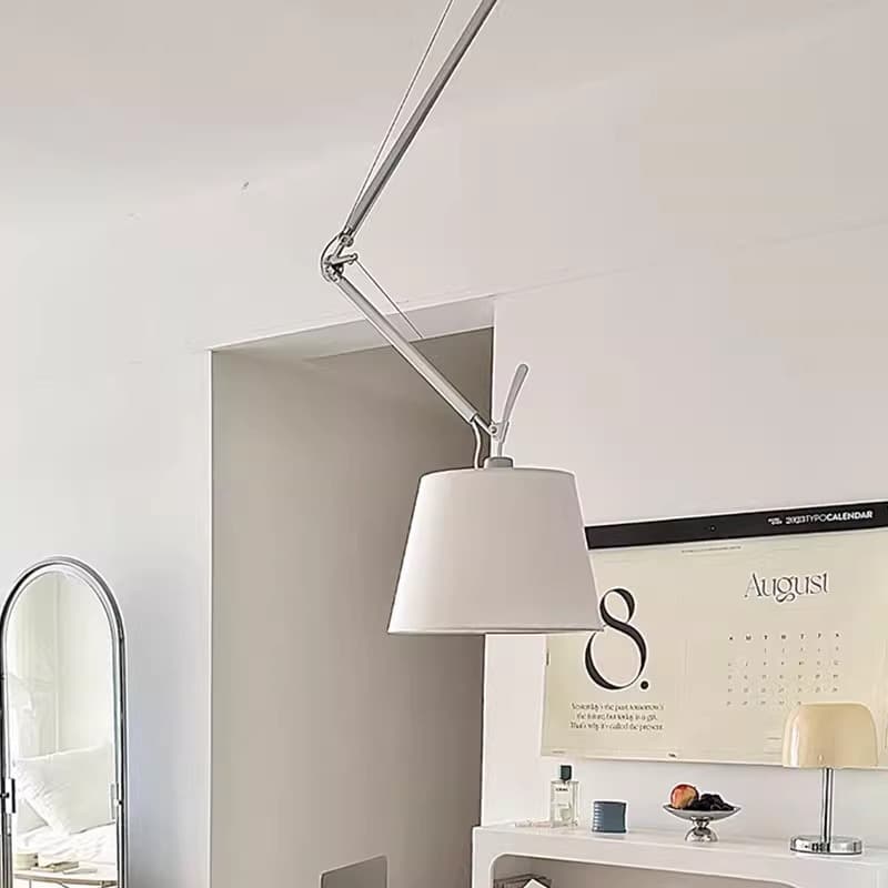 Italian swing arm chandelier medieval retractable shiftable restaurant bar study chandelier 5