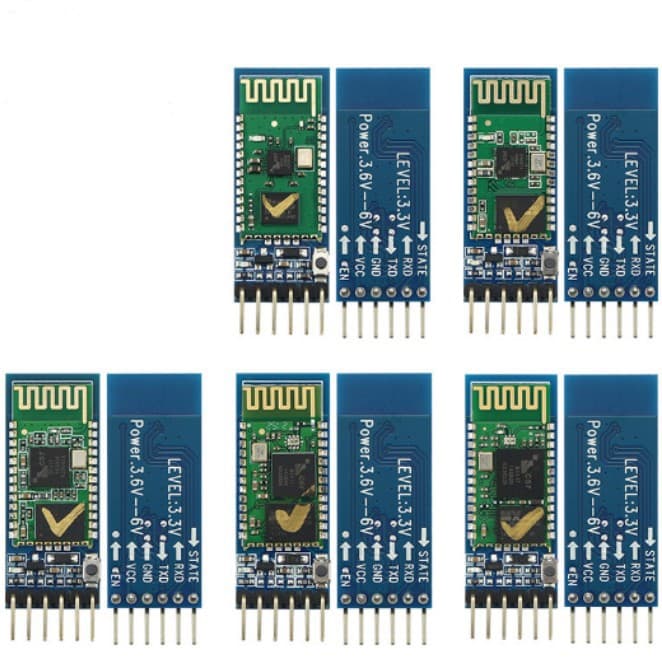 HC-05 master-slave integrated Bluetooth module Wireless Bluetooth serial port transparent transmission module 5