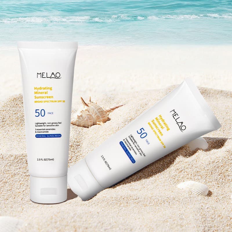 Cross-border moisturizing protective cream spot shiny anti-UV protective body lotion spf50+ protective milk face cream wholesale 5