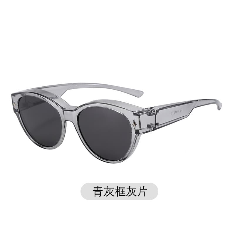 Cat-eye sunglasses can be worn with myopia glasses for women with square and round faces, clip-on glasses for driving, polarized sunglasses with UV protection 7