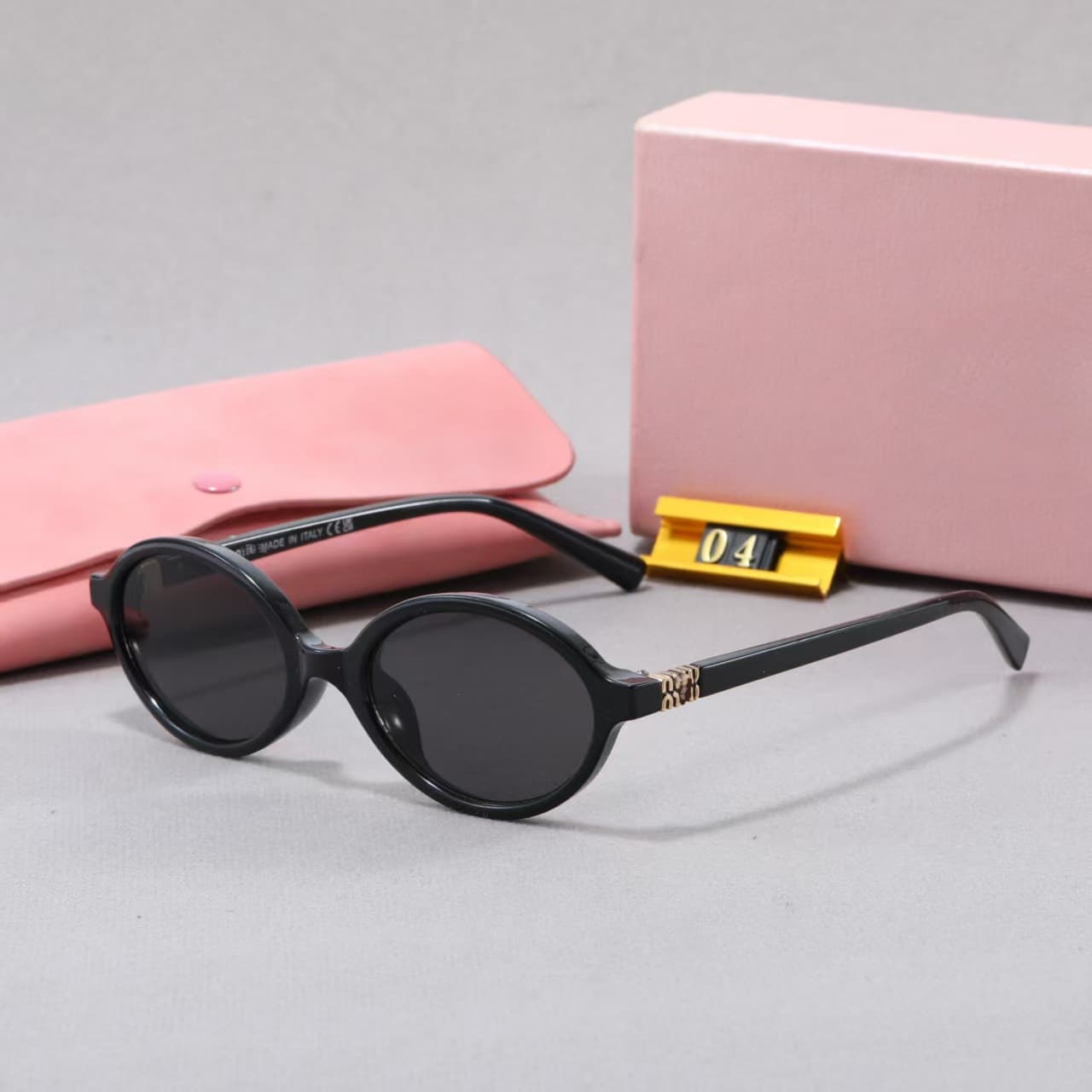 Zhang Yuanying same style M nerd sunglasses round frame fashion trend sunglasses glasses senior ladies cross-border 1