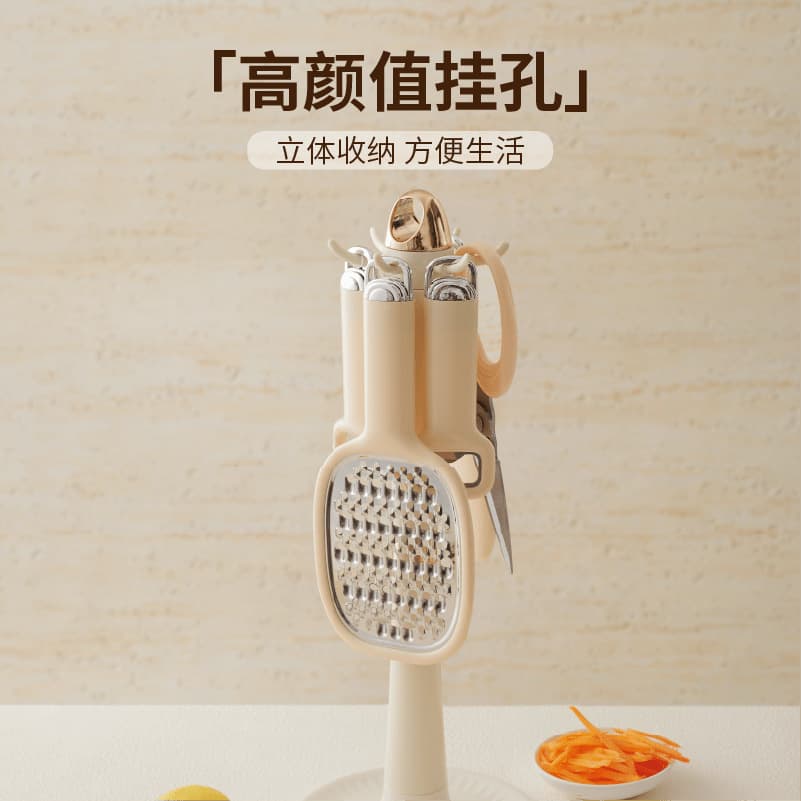 Household kitchen shred artifact stainless steel does not hurt the hand shredder grater kitchen household potato shred grater 3