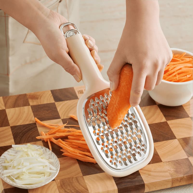 Household kitchen shred artifact stainless steel does not hurt the hand shredder grater kitchen household potato shred grater 7