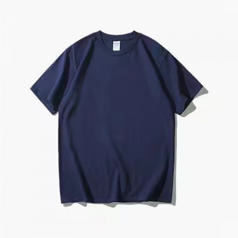 Heavy 230g solid color T-shirt short-sleeved women's bottoming shirt pure white T-shirt combed cotton men's half-sleeve loose summer cotton 6