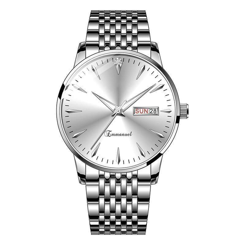 [Special Offer] [High-End Atmosphere] Fully Automatic Fashion Men's Dual Calendar Luminous Waterproof Men's Watch 3