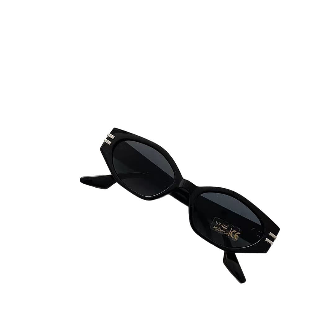 Children's Hong Kong style personalized street sunglasses for boys and girls, Korean style fashionable and versatile retro cat-eye irregular sunglasses 6
