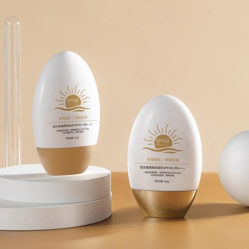 High power SPF50 sunscreen whole body isolation anti-UV facial body moisturizing female students military training sunscreen lotion 4
