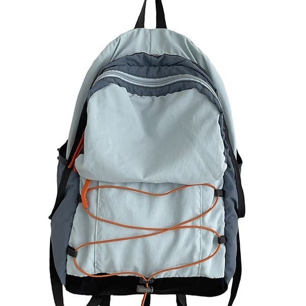 Outdoor backpack for men, contrasting color hiking bag, dopamine student bag, lightweight travel bag, lightweight backpack for women 6