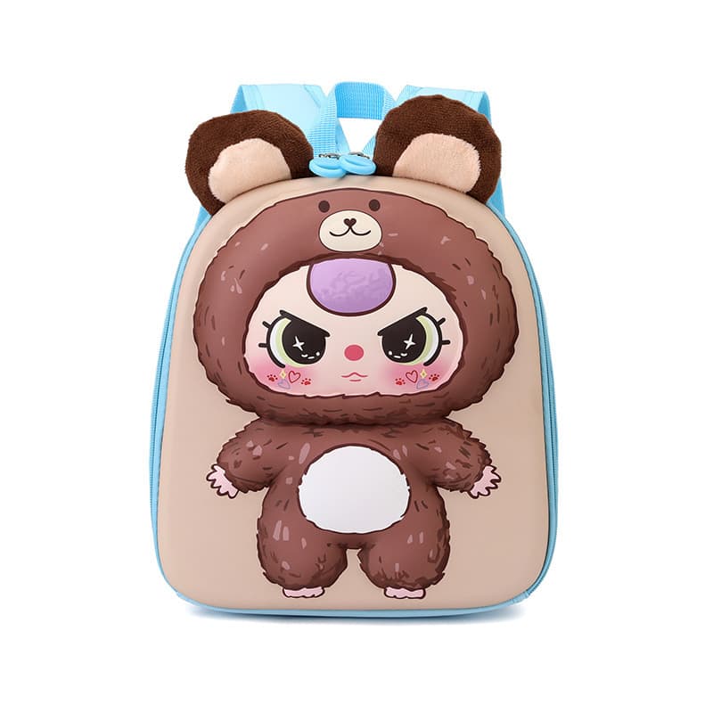 New Falling Cute Children's School Bag Cute Plush Doll Backpack Big Ears Cartoon Backpack Kindergarten 10