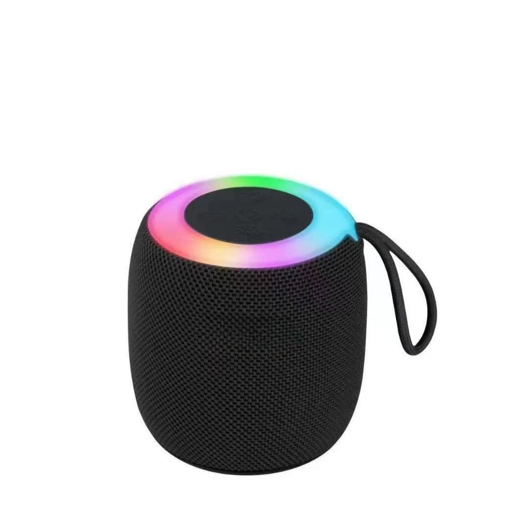 New Product 309 Wireless Bluetooth Speaker Colorful Atmosphere Night Light Outdoor Portable Mini Fabric Small Subwoofer Sound 8