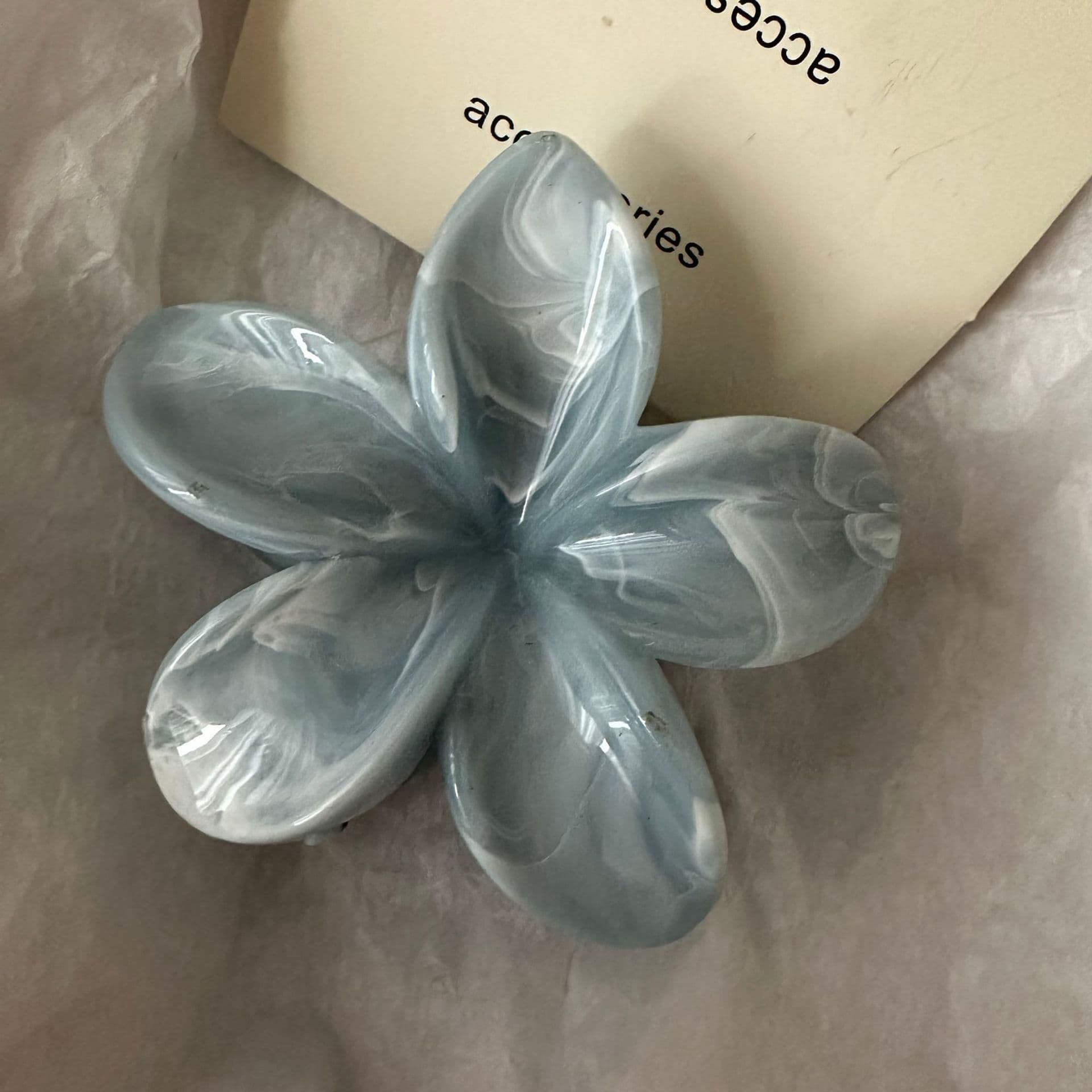 Japanese high-end cute transparent white polka dot fashion multi-hair sweet volume large back head shark girl hairpin hair accessories 5